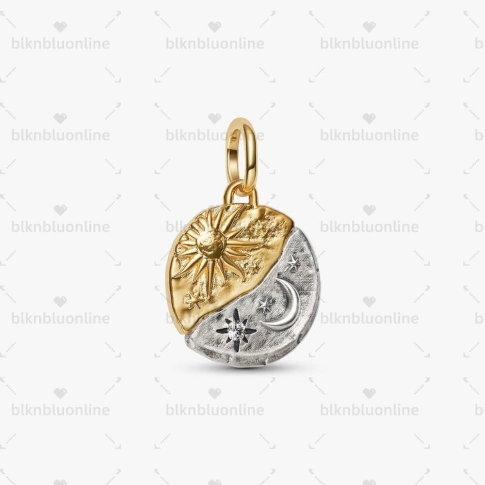 Pandora Sun and Moon Medallion Charm
